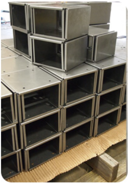 Laser cut and formed Steel enclosures